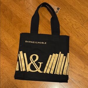 Barnes & Noble Black Tote Bag
